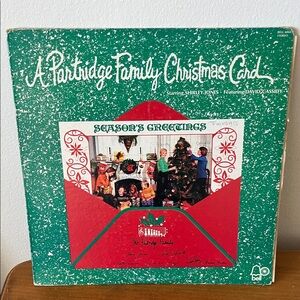 A Partridge Family Christmas Card Vinyl LP Released 1971 by Bell Records Rare